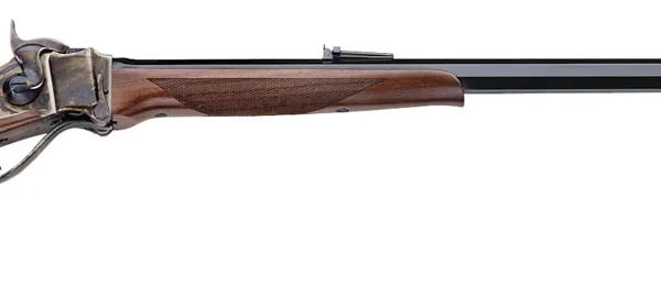 Davide Pedersoli 010S780457 1874 Sporting 45-70 Gov 1rd 32" Octagon Blued Barrel, Color Case Hardened Steel Receiver, Walnut Stock