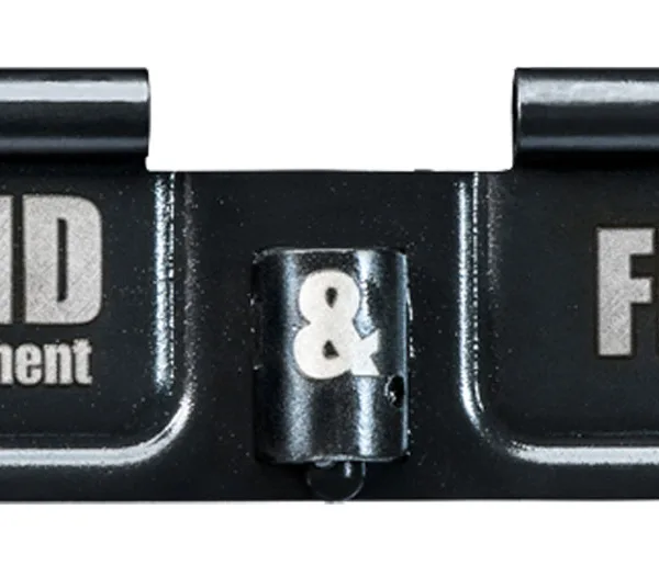 Phase 5 Weapon Systems EPCSTAND Ejection Port Door  AR-15 Black Parkerized Steel 3.10" Engraved "Stand & Fight"