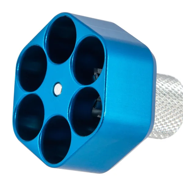 Pachmayr 02655 Competition Speedloader Made of Aluminum with Blue Finish for S&W N Frame Holds up to 6rds