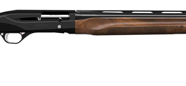 Retay USA GORPLBLK26 Gordion Upland Inertia Plus 12 Gauge with 26" Deep Bore Drilled Barrel, 3" Chamber, 4+1 Capacity, Polished Jet Black Metal Finish & Turkish Walnut Stock Right Hand (Full Size)