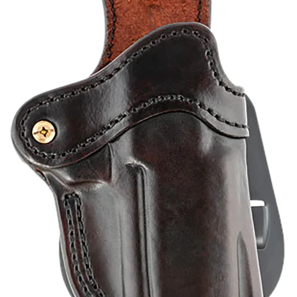 1791 Gunleather ORPDH24SBRR BH2.4 Optic Ready OWB 2.4 Signature Brown Leather Paddle Fits Walther PPQ/Sig P320/Springfield XD-M
