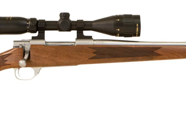 Howa HWH308TS M1500 Standard Hunter 308 Win 5+1 22" Stainless Steel Threaded Barrel, Stainless Steel Receiver, Fixed Walnut Stock, *Scope Not Included*