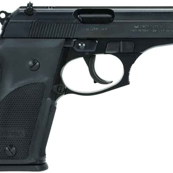 Bersa THUN380PM15 Thunder Plus Sub-Compact Frame 380 ACP 15+1, 3.50" Black Steel Barrel, Matte Black Serrated Steel Slide & Aluminum Frame w/Beavertail, Black Right Hand