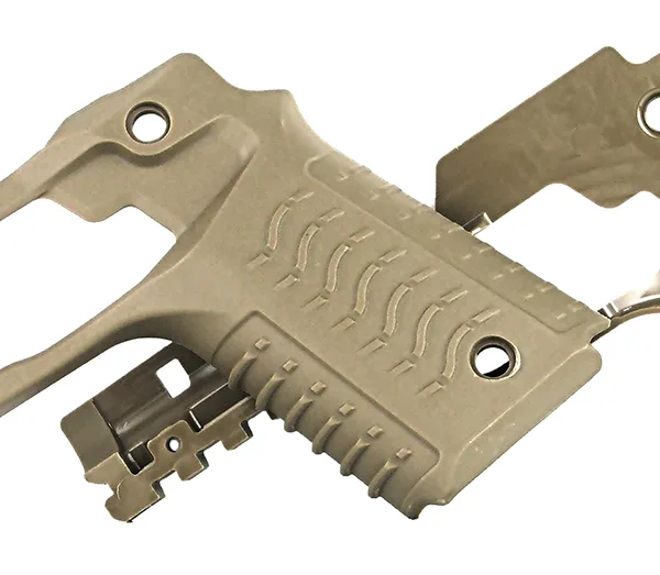 Recover Tactical CC3H-02 Grip & Rail System  Tan Polymer Picatinny for Standard Frame 1911