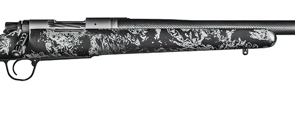 Christensen Arms 8010613700 Ridgeline FFT Full Size 6.5 PRC 3+1, 20" Stainless Steel Threaded Barrel, Stainless Aluminum Receiver, Black w/Gray Accents Fixed Sporter w/Flash Forged Technology Stock