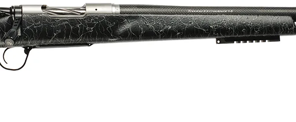 Christensen Arms 8011002501 Traverse  375 H&H Mag 3+1 22" Threaded Barrel, Natural Stainless, Black with Gray Webbing Stock