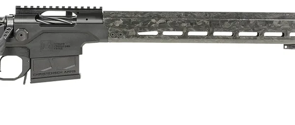 Christensen Arms 8010300501 Modern Precision  338 Lapua Mag 27" Threaded Carbon Fiber Barrel 5+1, Black Nitride Finish, Tungsten Anodized Folding Stock, Polymer Grip