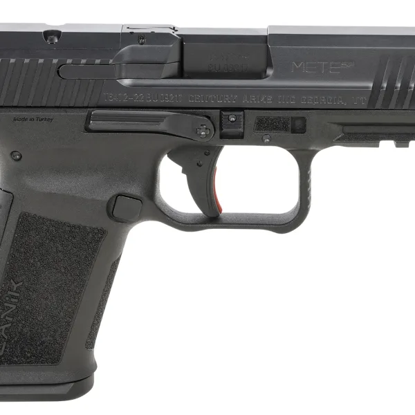 Canik HG5637N Mete SF Compact 9mm Luger 15+1 4.08" Black Steel Barrel, Black Nitride Optic Ready/Serrated Slide, Black Polymer Frame w/Beavertail & Picatinny Rail, Ambidextrous