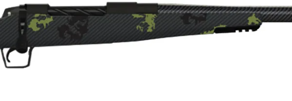 Fierce Firearms ROG300PRC24BF Carbon Rogue  Full Size 300 PRC 3+1 24" Carbon Fiber Hand Lapped/Match Grade Threaded Barrel, Black Cerakote Steel Receiver, Forest Camo Fierce Rogue Carbon Fiber Stock