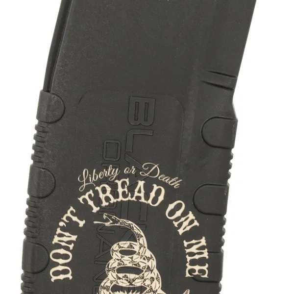 Black Rain Ordnance MAG30DONTTREAD Magazine  30rd 223 Rem/5.56 NATO Don't Tread On Me Engraving Fits AR-15 Platform