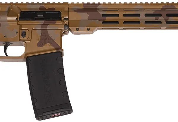 Great Lakes Firearms GL15223MSAH AR-15 Mission 223 Wylde 30+1 16", Sahara Camo Rec/15" M-Lok Handguard, Black Carbine Stock & A2 Grip, Muzzle Brake