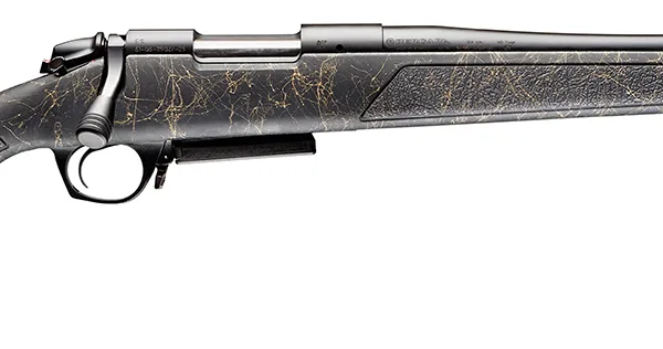 Bergara Rifles B14S907 B-14 Stoke 7mm-08 Rem 4+1, 20" Graphite Black Cerakote #4.5 Contour Threaded Barrel, Graphite Black Cerakote Steel Receiver, Black Webbed Tan Fixed w/SoftTouch Synthetic Stock