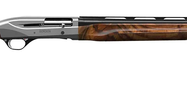 Retay USA GOR20GRYCON28 Gordion  Full Size 20 Gauge Semi-Auto 3" 4+1 28" Matte Black Vent Rib Barrel, Gray Cerakote Aluminum Receiver, Turkish Walnut Stock, Right Hand