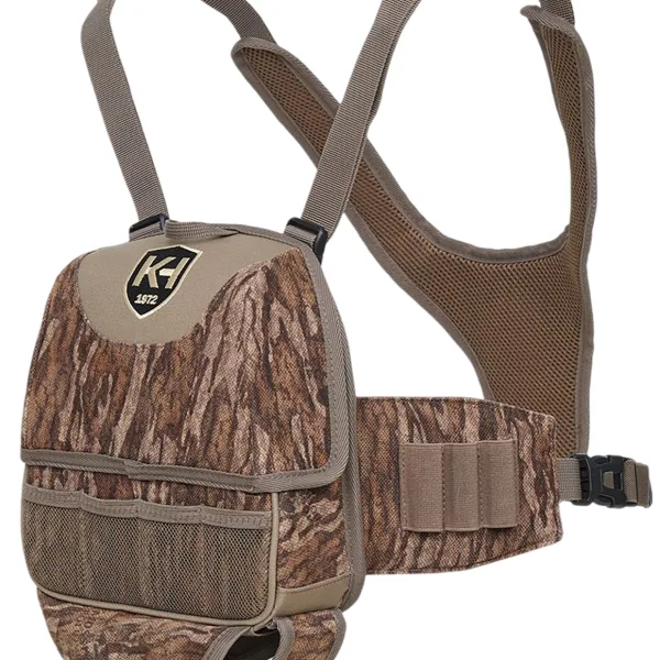 Knight & Hale KHT0103 Run N Gun Turkey Vest Chest Mossy Oak Bottomland