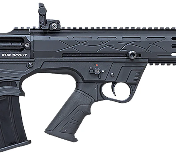 Citadel FRPS1218 Pup Scout  12 Gauge Semi-Auto 3" 5+1 18.50" Black Steel Barrel, Black Picatinny Rail Aluminum Receiver, Picatinny Handguard, Black Adj Cheek Riser Synthetic Stock