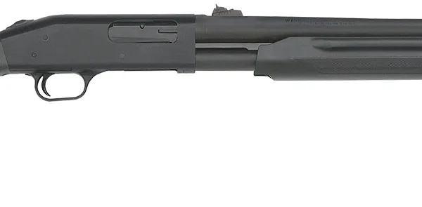 Mossberg 56424 500 Slugster 12 Gauge Pump 3" 5+1 24" Matte Blued Steel Barrel, Matte Blued Receiver, Fixed Synthetic Stock