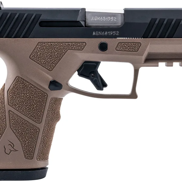 Taurus 1-GX2931B-10 GX2  9mm Luger 10+1 3.37" Matte Stainless Steel Barrel, Matte Black Serrated Stainless Steel Slide, Brown Polymer Frame w/Picatinny Rail, Polymer Grip