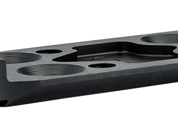 Kimber Mfg.,inc 4200423 KDS9C Dovetail Rear Sight Optic Plates Kit  Black/Blank Rear Sight