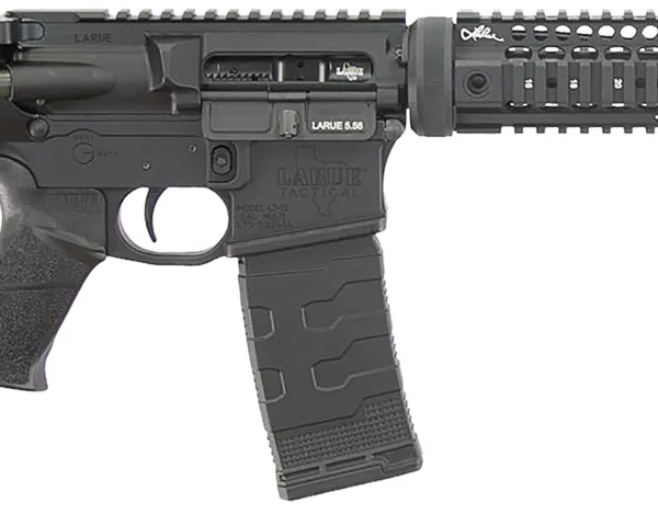 Larue Tactical LT1555612QUAD LT15  Quad Rail 5.56 30+1 12" Stealth Barrel Black Right Hand