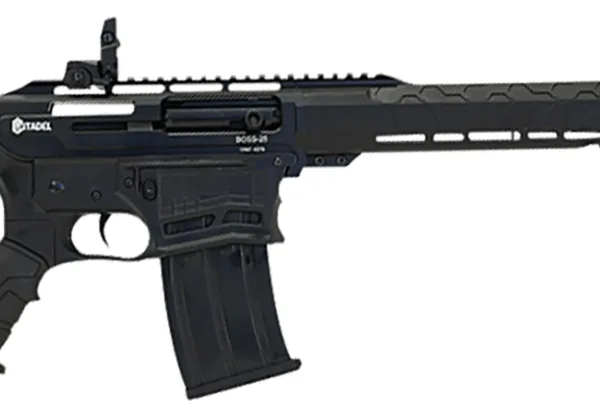 Citadel CBOSS2512CA Boss 25 *CA Compliant 12 Gauge Semi-Auto 3" 5+1 20" Matte Black Steel Barrel, Matte Black Picatinny Rail Receiver, Picatinny Rail Forend, Black Synthetic Stock, Black Polymer Grip
