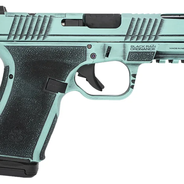 Black Rain Ordnance FLP9MMTBB   Compact Frame 9mm 15+1 4" Stainless Steel Slide
