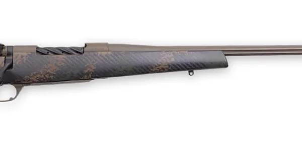 Weatherby MBC20N28NOR8B Mark V Backcountry 2.0 28 Nosler 3+1 28" Patriot Brown Cerakote Fluted Barrel/Peak 44 Blacktooth Carbon Fiber w/ Dark Green/Brown Sponge Stock