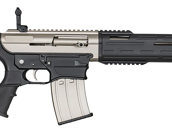 Tokarev USA 21000102 TAR MP 12 Gauge Semi-Auto 3" 5+1 18.50" Electroless Nickel Stainless Steel Barrel, Electroless Nickel Aluminum Receiver w/Picatinny Rail, M-LOK Handguards, Black Polymer Stock