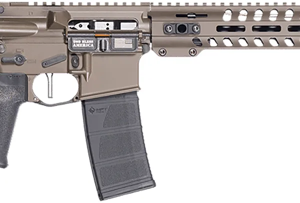 Patriot Ordnance Factory 02050 Minuteman  300 Blackout 30+1 13.75" Black Nitride Barrel/ Patriot Brown Cerakote Aluminum Receiver Picatinny Rail