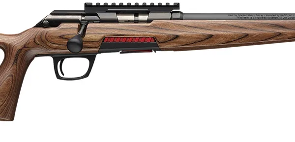 Winchester Repeating Arms 5252281003 Xpert Target 21 Sharp 10+1 18" Matte Black Threaded Bull Barrel, Matte Black Picatinny Rail Steel Receiver, Brown Adj Comb & LOP Thumbhole Laminate Stock
