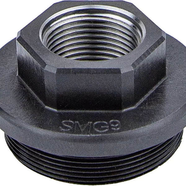 Kgm Suppressors A-SMG9-DTA-S-3 SMG9 Direct Thread Adapter Black Nitride Steel 5/8"x24 Threads