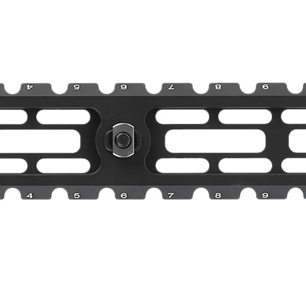 Leapers TLUMA03 ARCA Rail 6 Slot M-LOK  Matte Black Anodized Aluminum 9.40" Long M-LOK Mount