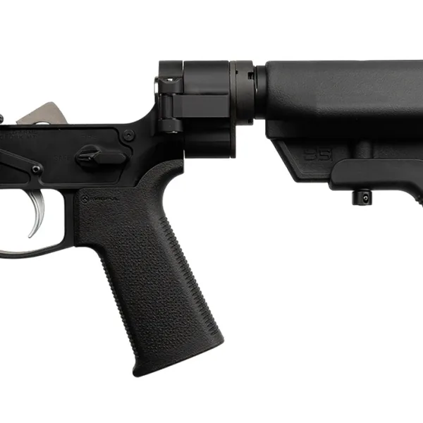 Shield Arms SA-SA15FB SA-15 Complete Lower Receiver Multi Aluminum Black Anodized B5 Systems Bravo for AR-15