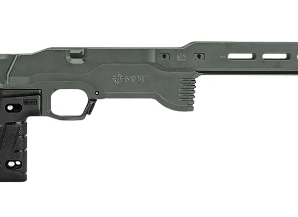 Mdt Sporting Goods Inc 114882CCG ACC Premier Gen2 Chassis System Cerakote Charcoal Green Aluminum Fits Ruger American Rimfire Right Hand