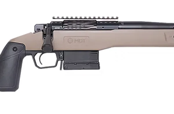 Cnc Firearms CNCFX722CM Faxon FX7 22 Creedmoor 5+1 16" Black Spiral Fluted Threaded Barrel, Black Receiver w/Picatinny Rail, MDT Flat Dark Earth Polymer Stock