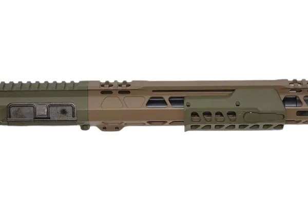 Bilson Arms P7UFSFG10R1 BA-15FCP  338 ARC 10+1 12.50" Threaded Barrel, Flat Dark Earth/Sniper Green Cerakote Aluminum Receiver w/Picatinny Rail, M-LOK Handguard