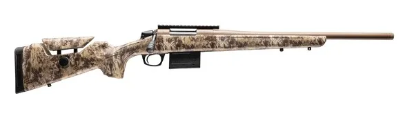 CVA CR4052 Cascade Varmint Hunter 22-250 Rem 10+1 20" Flat Dark Earth Cerakote Threaded Barrel & Receiver w/Picatinny Rail, Krytek Highlander Adj Comb & LOP Synthetic Stock