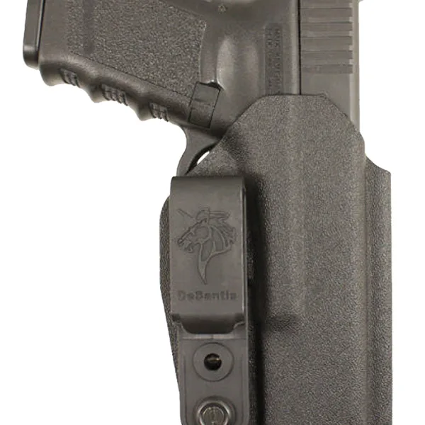 DeSantis Gunhide 137KJB2Z0 Slim-Tuk  IWB Black Kydex Belt Clip Fits Glock 17 Ambidextrous