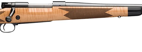 Winchester Repeating Arms 535218212 Model 70 Super Grade 243 Win Caliber with 5+1 Capacity, 22" Barrel, High Polished Blued Metal Finish & Gloss AAA Maple Stock Right Hand (Full Size)