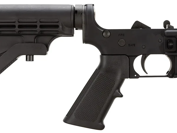 Smith & Wesson 812002 Assembled Lower Receiver  5.56x45mm NATO 7075-T6 Aluminum Black Receiver, Black Synthetic Collapsible Stock Pistol Grip for S&W M&P15