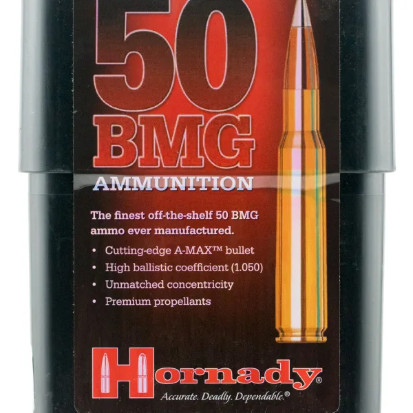 Hornady 8270 Match  50BMG 750gr Hornady A Max 10 Per Box/10 Case