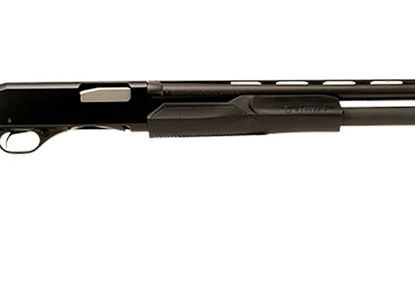 Stevens 22436 320 Field Full Size 20 Gauge Pump 3" 5+1 26" Matte Black Vent Rib Barrel, Matte Black Aluminum Receiver, Fixed Matte Black Synthetic Stock, Ambidextrous