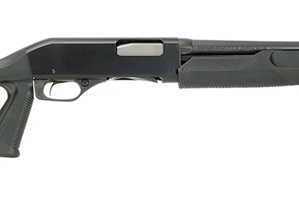 Stevens 22438 320 Security 20 Gauge 3" 5+1 18.50" Matte Blued Carbon Steel Barrel, Black Fixed Pistol Grip Stock Ambidextrous, Bead Sight