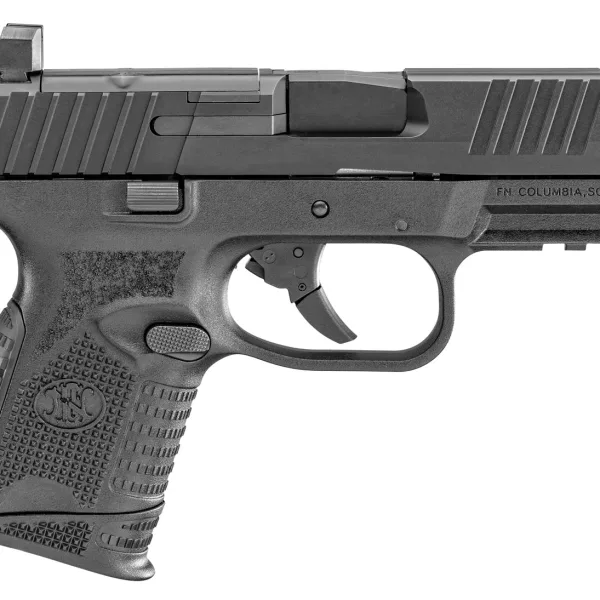 FN 66100571 509C MRD 9mm Luger 15+1/12+1, 3.70" Black Recessed Target Crown Steel Barrel, Black PVD Optic Ready/Serrated Steel Slide & Polymer Frame w/Picatinny Rail, Ambidextrous