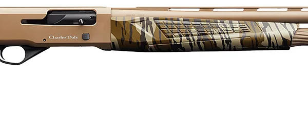 Charles Daly 930271 601  12 Gauge 4+1 3" 28" Vent Rib Barrel, Flat Dark Earth Barrel/Receiver Finish, Mossy Oak Bottomland Stock & Forend, Includes 3 Chokes