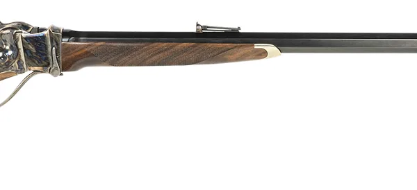 Taylors & Company 210139 Pedersoli 1874 Billy's Sharps 45-70 Gov 1rd 32" Blued Single Shot Octagon Barrel, Blued Steel Drilled & Tapped Receiver, Checkered Walnut Fixed Stock