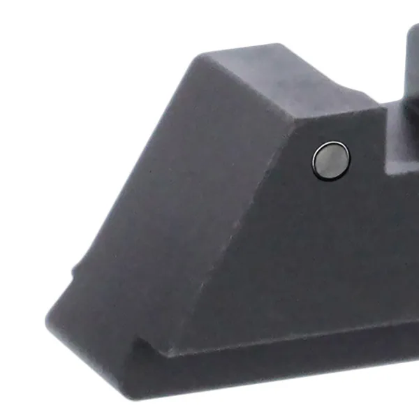 AmeriGlo GL452 Optic Compatible Sight Set for Glock  XL Tall Green Tritium Orange Outline Front Sight-Green Tritium Black Outline Rear Sight