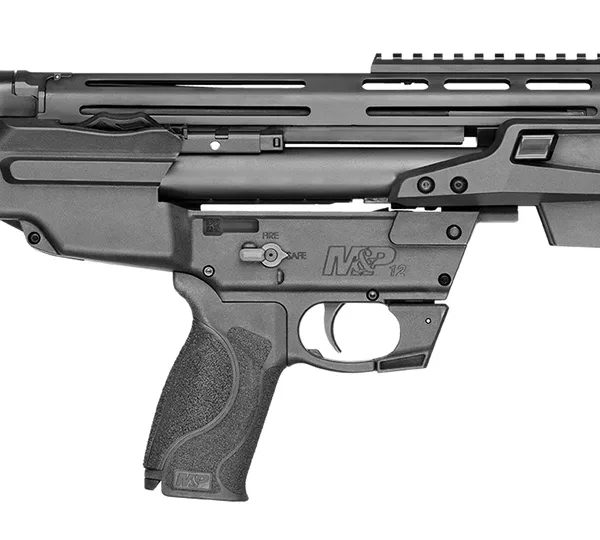Smith & Wesson 12490 M&P Bullpup 12 Gauge Pump 3" 7+1 (2.75") 19" Black Oxide Smooth Bore/Threaded Barrel, Matte Black Receiver, Black Fixed Bullpup Stock, Black w/Interchangeable Backstrap Grip