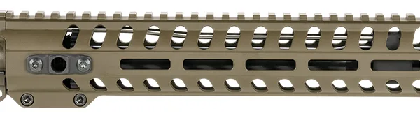 Patriot Ordnance Factory  Minuteman Complete Upper 5.56x45mm NATO 16.50" Black Nitride Barrel Aluminum Patriot Brown Receiver 14.50" M-LOK Handguard Lo Pro DI Gas Block (Mid Length)