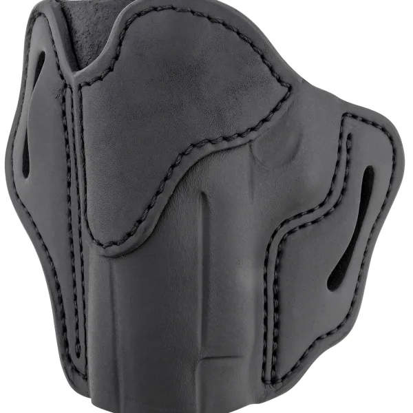 1791 Gunleather ORBH23SBLL BH2.3 Optic Ready OWB Size 2.3 Stealth Black Leather Belt Slide Compatible w/Glock 17/S&W M&P Shield Left Hand