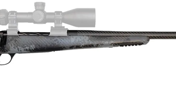 Fierce Firearms FCRG65PRC22TP Carbon Rage  Full Size 6.5 PRC 3+1 22" Black C3 Carbon Fiber Barrel, Tungsten Gray Cerakote Titanium Receiver, Phantom Camo Fixed Fierce Tech C3 Stock, Right Hand